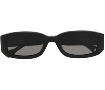 Sonnenbrille mit eckigem Gestell