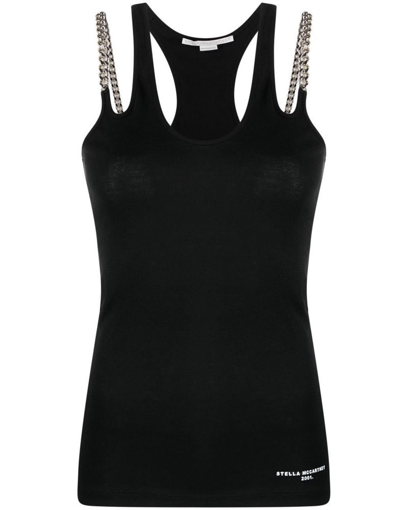 Stella McCartney Damen Top mit Zierkette