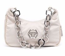 Schultertasche mit Kettenriemen