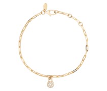 18kt Bond Circle Gelbgoldarmband mit Diamanten