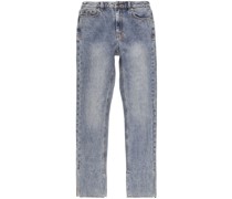 Halbhohe Straight-Leg-Jeans