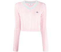 Tennis Club Cropped-Pullover
