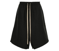 patterned-jacquard deck shorts