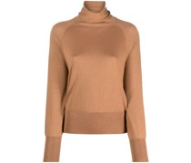 Fein gestrickter Rollkragenpullover