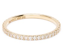 18kt Gelbgoldring mit Diamanten
