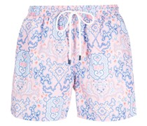 Badeshorts mit geometrischem Print
