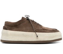 Cassapana Derby-Schuhe mit Plateau