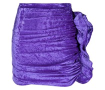 Drapierter Minirock