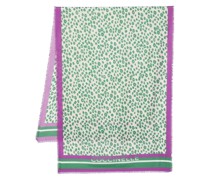 Schal mit Leoparden-Print
