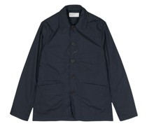 button-down fastening shirt jacket
