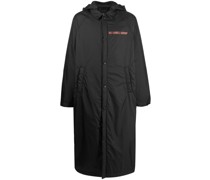 Kapuzenjacke mit Logo-Print