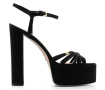 Sandalen mit Logo-Schild 145mm
