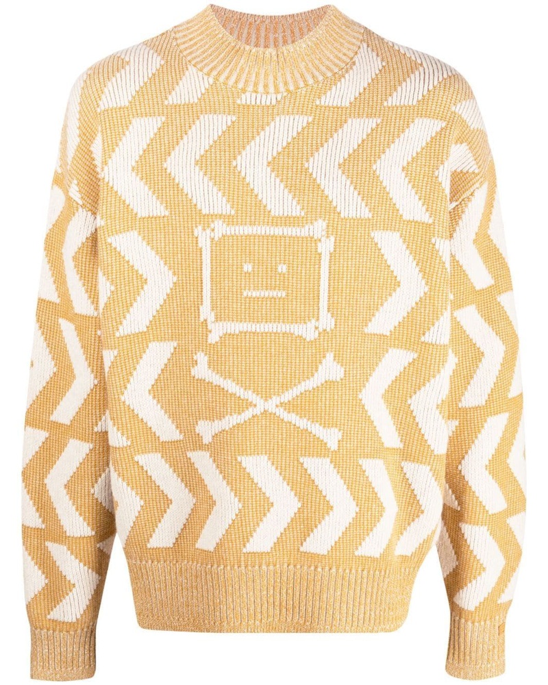 Acne Studios Damen Gemusterter Pullover