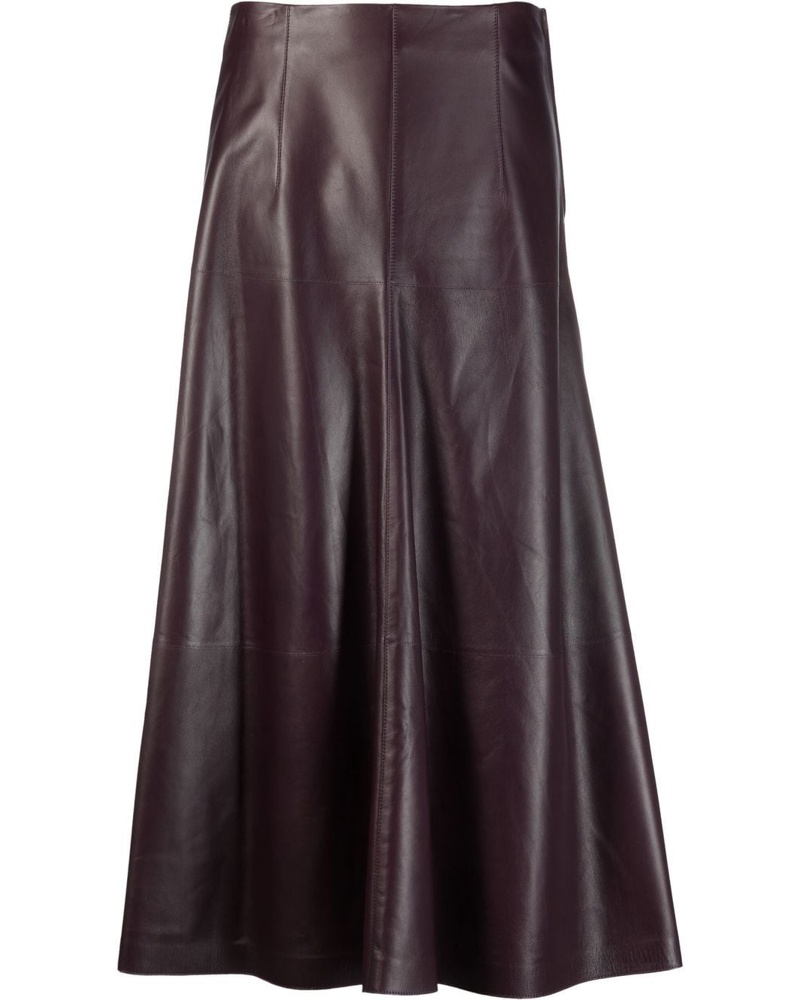 Lanvin Damen Midirock mit hohem Bund