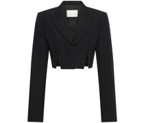 Cropped-Blazer mit Cut-Outs