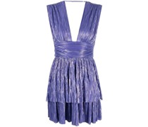 Metallic-Kleid mit Falten