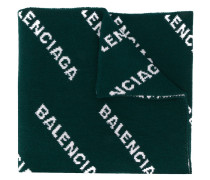 Gestrickter Schal mit Logos