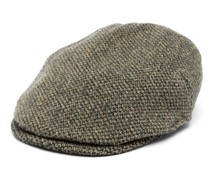 Tweed-Baskenmütze mit Logo
