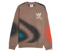 x SFTM Sweatshirt mit abstraktem Print