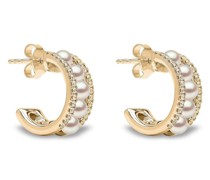 18kt Eclipse Gelbgoldcreolen