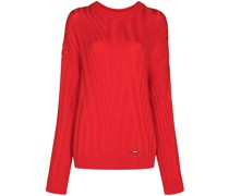 Gerippter Pullover