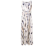 Maxikleid mit abstraktem Print
