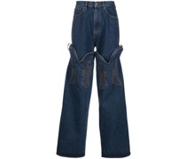 Jeans im Western-Look