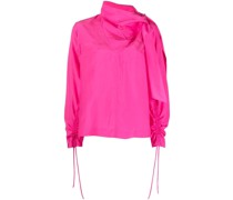 Bluse mit Schleifenkragen
