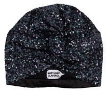 sequin embellished beret