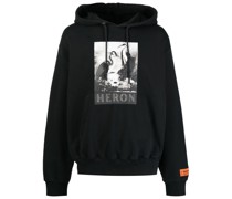 Hoodie mit Halftone Heron-Print