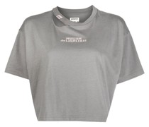 Musium Div. Cropped-T-Shirt mit Cut-Outs