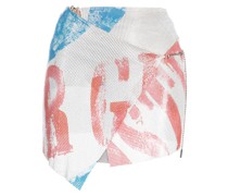 Midirock mit Logo-Print