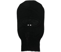 Fein gestrickte Balaklava mit Totenkopf