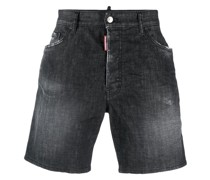 distressed denim shorts