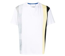 T-Shirt in Colour-Block-Optik