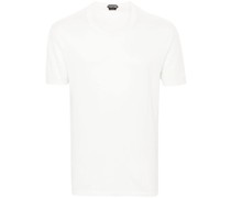 fine-ribbed cotton T-shirt