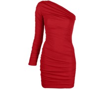 One-Shoulder-Kleid mit Raffungen