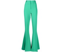 Ausgestellte High-Waist-Hose