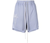 Shorts mit Logo-Stickerei