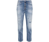 Koons Cropped-Jeans mit hohem Bund