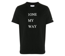 T-Shirt mit Slogan-Print