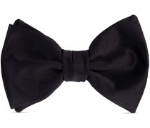 adjustable-fit silk bow tie
