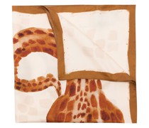 Seidenschal mit Print