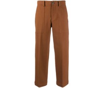 Cropped-Hose im Workwear-Look