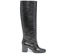 x Philou Cocco Stiefel mit Kroko-Effekt