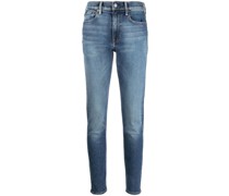 Ausgeblichene Skinny-Jeans