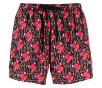 Badeshorts mit Logo
