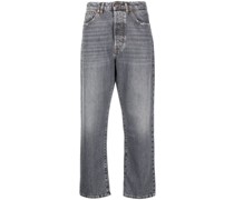 Boyfriend-Jeans mit hohem Bund