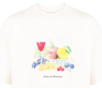 T-Shirt mit Vase a Fruits-Print