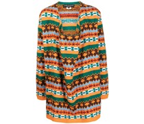 Langer Pullover mit rundem Ausschnitt